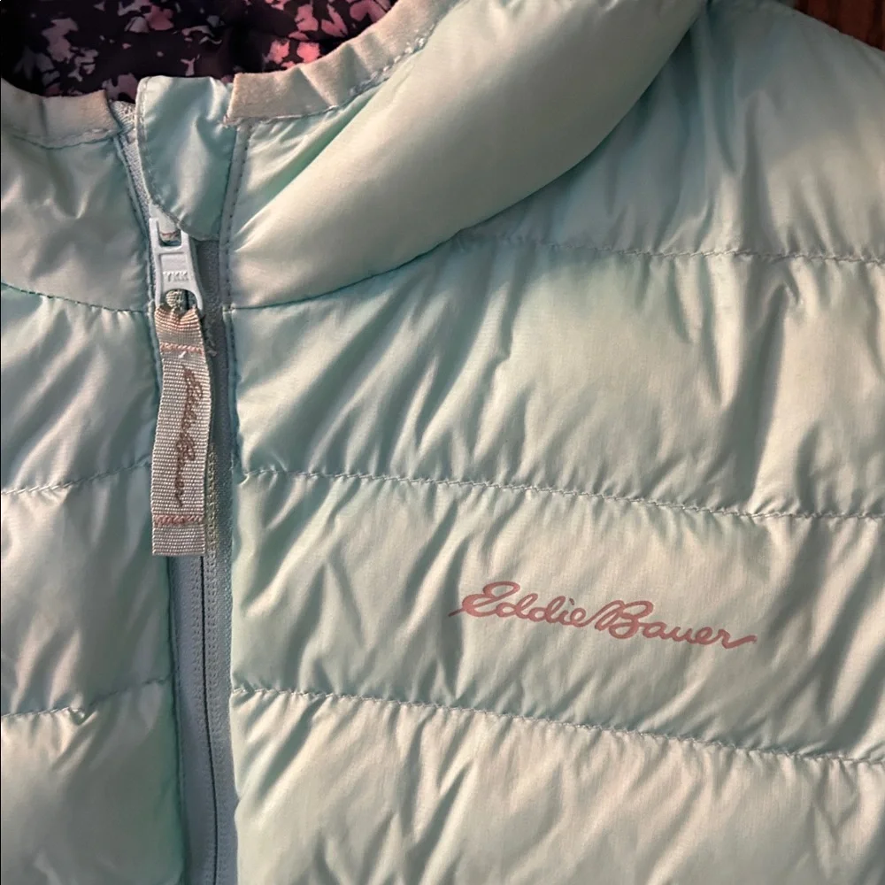 Eddie Bauer Kids Reversible Puffer Jacket Waterproof‎ Quilted Down Coat